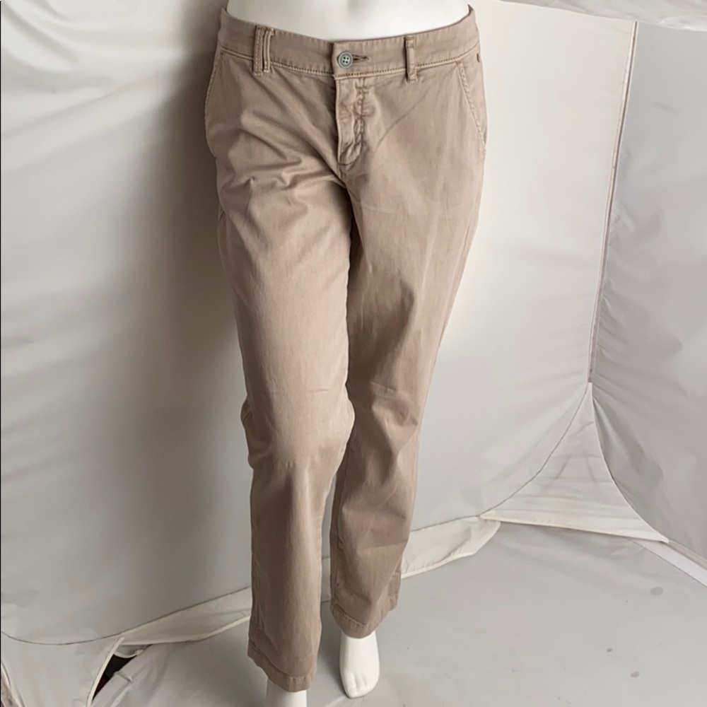 Anthropologie Pilcro and the Letterpress tan Hyphen fit chino 31x29
